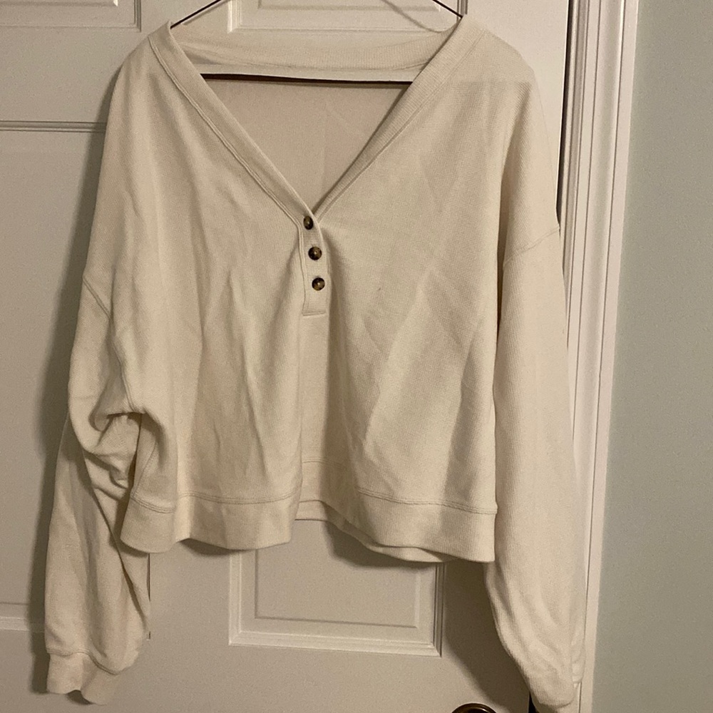 Spring 2022 Alo Yoga Waffle-Knit Thermal Long-Sleeve Top